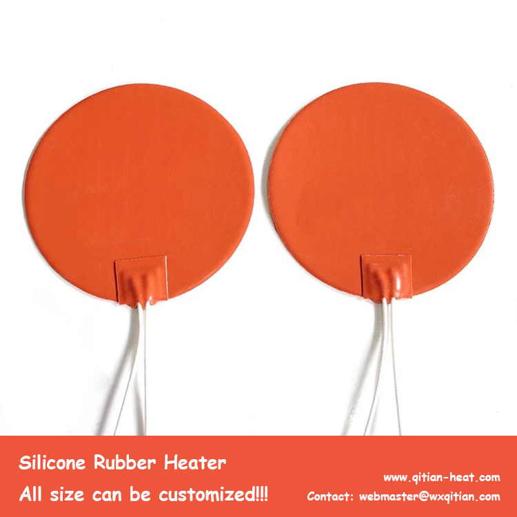 Φ100mm Round Silicone Heater 